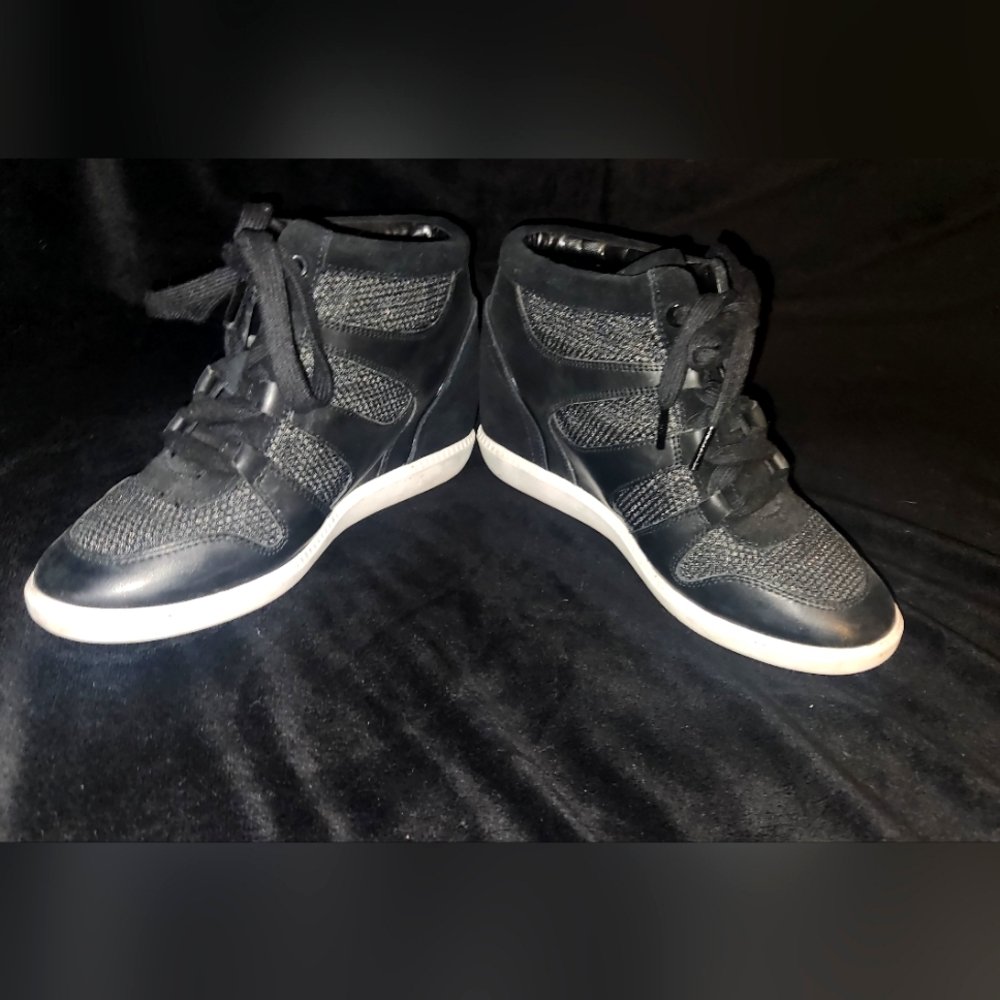 Womens Michael Kors Astrid High Top Wedge Fashion Sneakers